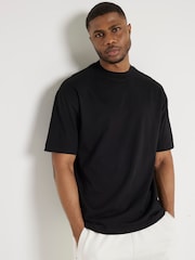 River Island Black/White 100% Cotton Oversized T-Shirts2 Pack - Image 1 of 5