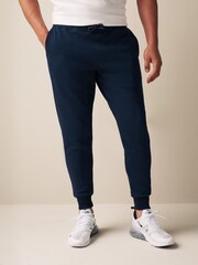 Navy Slim Fit Cotton Blend Cuffed Joggers - Image 1 of 1