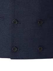 Skopes Blue Harcourt Double Breasted Slim Fit Suit Waistcoat - Image 5 of 5