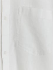 River Island White 100% Cotton Long Sleeve Shirt - Image 6 of 6