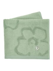Ted Baker Green Magnolia 100% Cotton Towel - Image 2 of 3