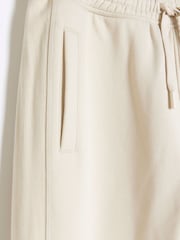 River Island Cream Ecru Rib Panel 100% Cotton Joggers - Image 4 of 4