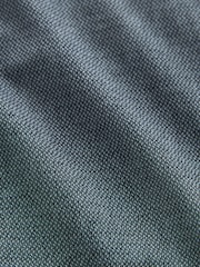 Navy Texture Straight Fit Stretch Chinos Shorts - Image 6 of 9