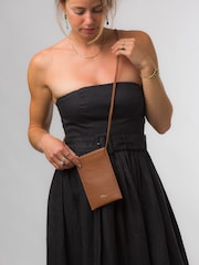 Pure Luxuries London Lana Nappa Leather Cross-Body Phone Bag - Image 1 of 7