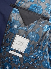 Bright Blue Regular Fit Two Button Suit Jacket - Image 9 of 9