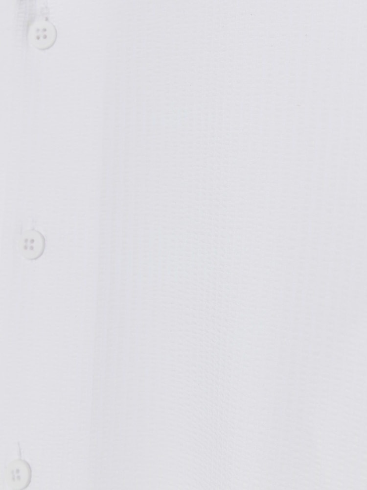 River Island Off white Short Sleeve Seersucker Revere Shirt - Image 4 of 4