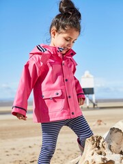 JoJo Maman Bébé Navy 2-Pack Girls' Essential Leggings - Image 5 of 5
