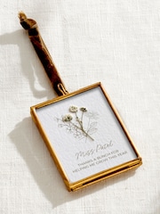 Personalised Thank You Teacher Pressed Flower Mini Frame by Posh Totty Designs - Image 2 of 3