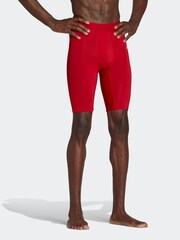 adidas Red Sportswear Techfit Aeroready Short Tights - Image 3 of 7