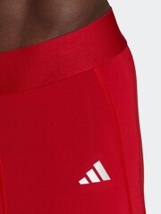 adidas Red Sportswear Techfit Aeroready Short Tights - Image 4 of 7