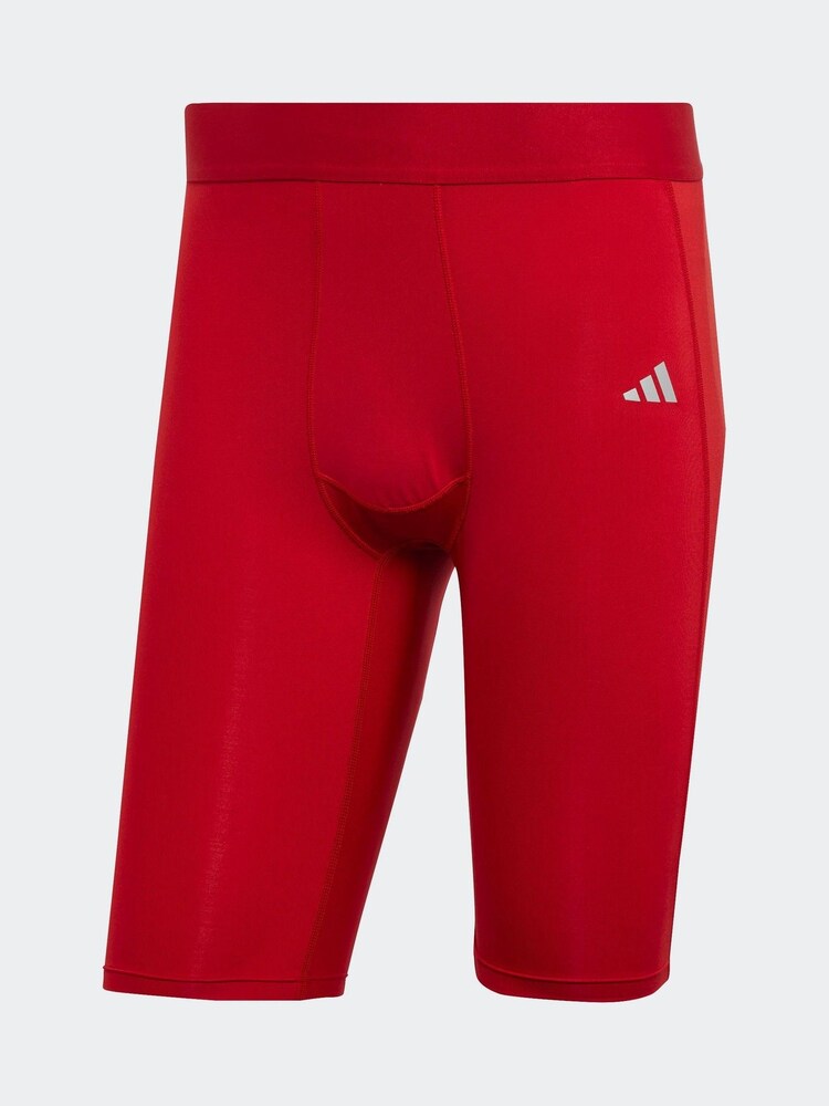adidas Red Sportswear Techfit Aeroready Short Tights - Image 7 of 7