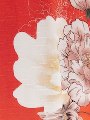 River Island Red Floral Botanical Shirt - Image 5 of 5
