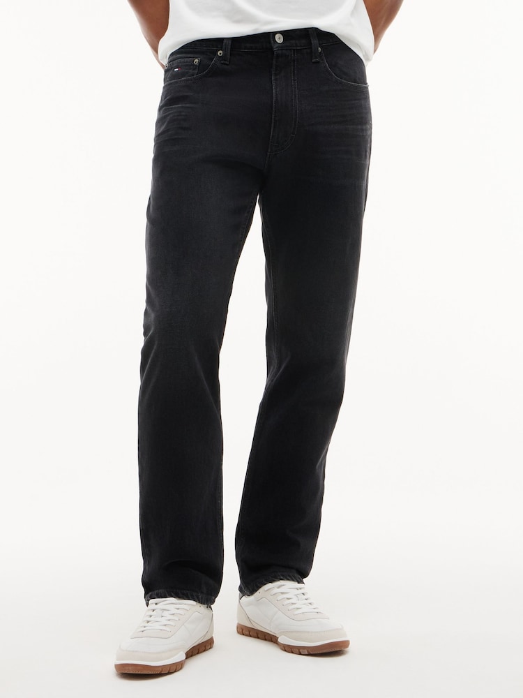 Tommy Jeans Black Ryan Slim Straight Jeans - Image 1 of 5 Tommy Jeans Black Ryan Slim Straight Jeans - Image 1 of 5