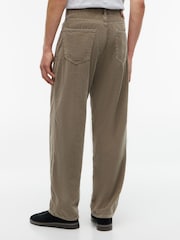 Tommy Jeans Green Jaimie Straight Five-Pocket Corduroy Trousers - Image 2 of 5