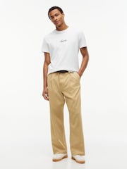 Tommy Jeans Brown Theo Loose Washed Chinos - Image 3 of 5