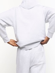 River Island Grey Rib Panel Elasticated 100% Cotton Joggers - Image 3 of 4