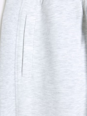 River Island Grey Rib Panel Elasticated 100% Cotton Joggers - Image 4 of 4