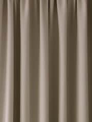 Laura Ashley Natural Stephanie Blackout Lined Pencil Pleat Blackout Pencil Pleat Curtains - Image 3 of 3