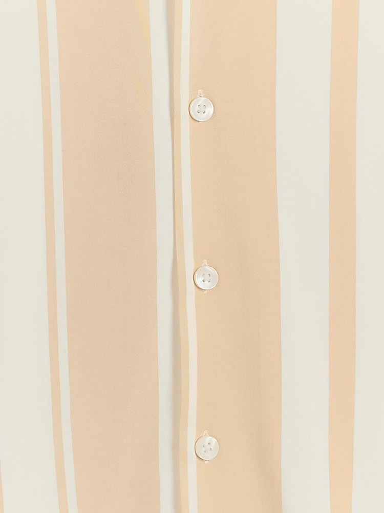 River Island Pink Beach Stripe Shirt - Image 6 of 6