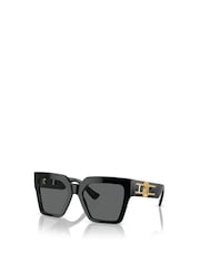 Versace Oversized Black Sunglasses - Image 2 of 5
