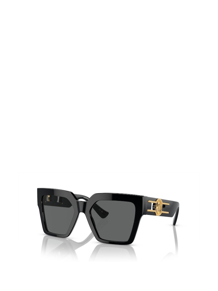 Versace Oversized Black Sunglasses - Image 2 of 5
