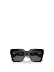 Versace Oversized Black Sunglasses - Image 4 of 5
