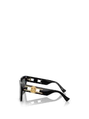 Versace Oversized Black Sunglasses - Image 5 of 5