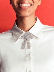 Boden Sparkle Bow Brooch - Imagen 1 de 4