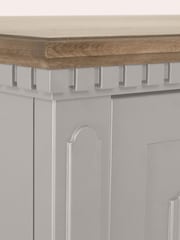 Laura Ashley Pale French Grey Hanover 2 Door Sideboard - Image 4 of 6