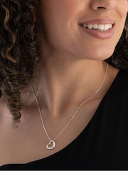 Beaverbrooks Sterling Silver Heart Pendant - Image 2 of 4