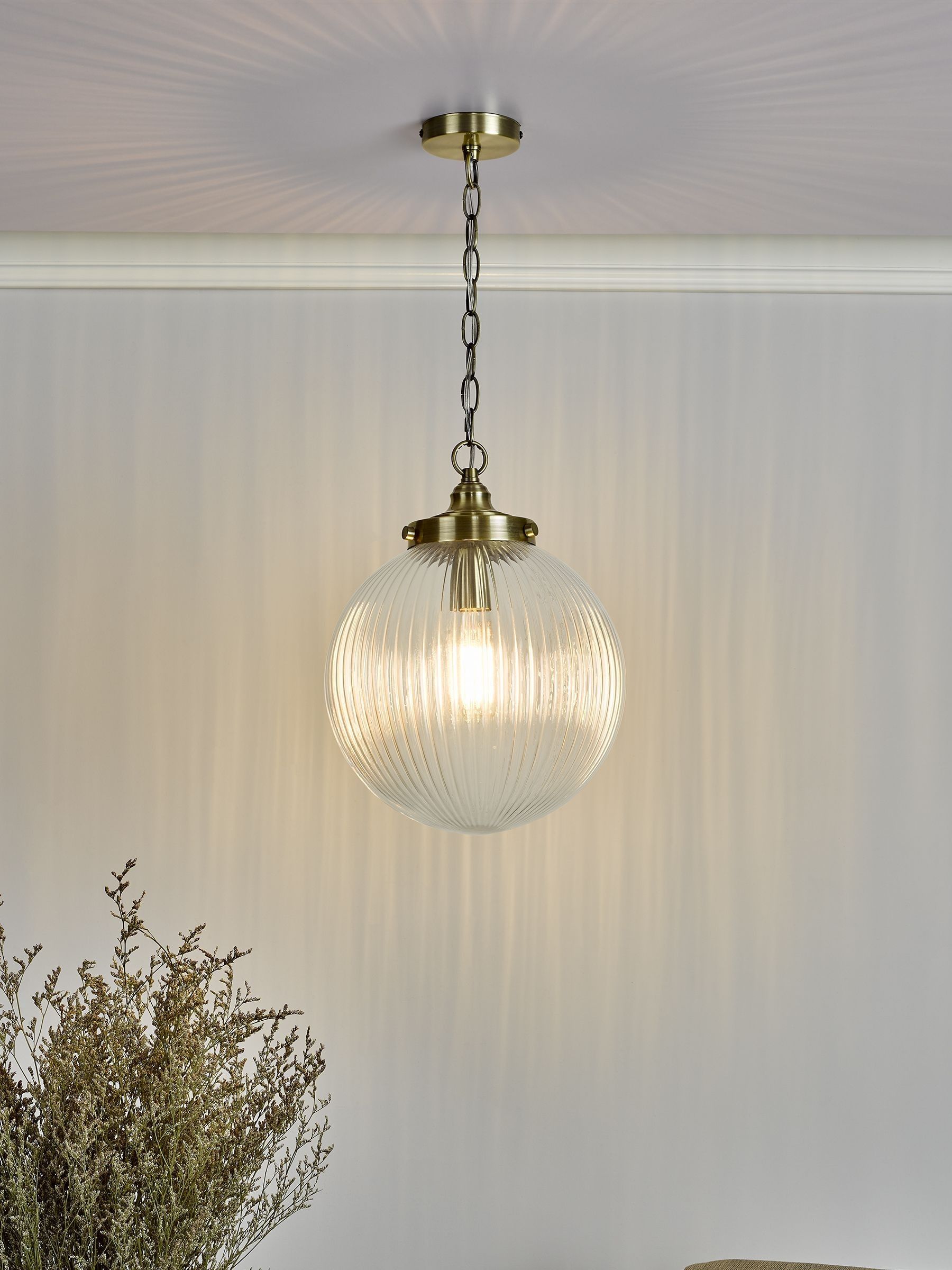 Buy Dar Lighting Brass Tamara Ceiling Light Pendant from the Next UK online shop