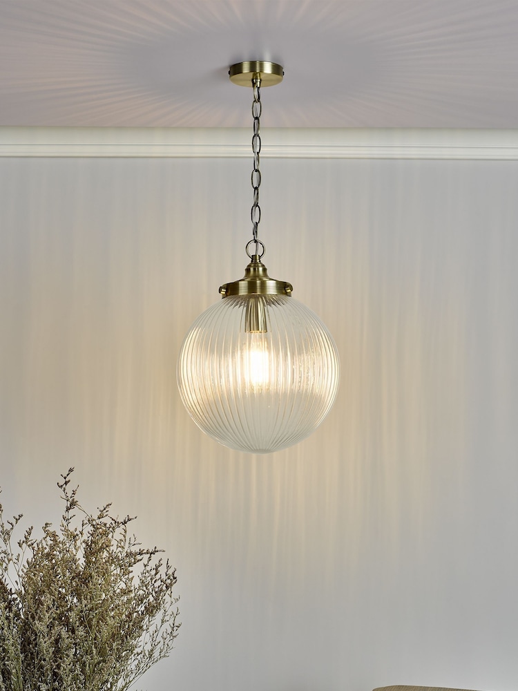 Dar Lighting Brass Tamara Ceiling Light Pendant - Image 1 of 4