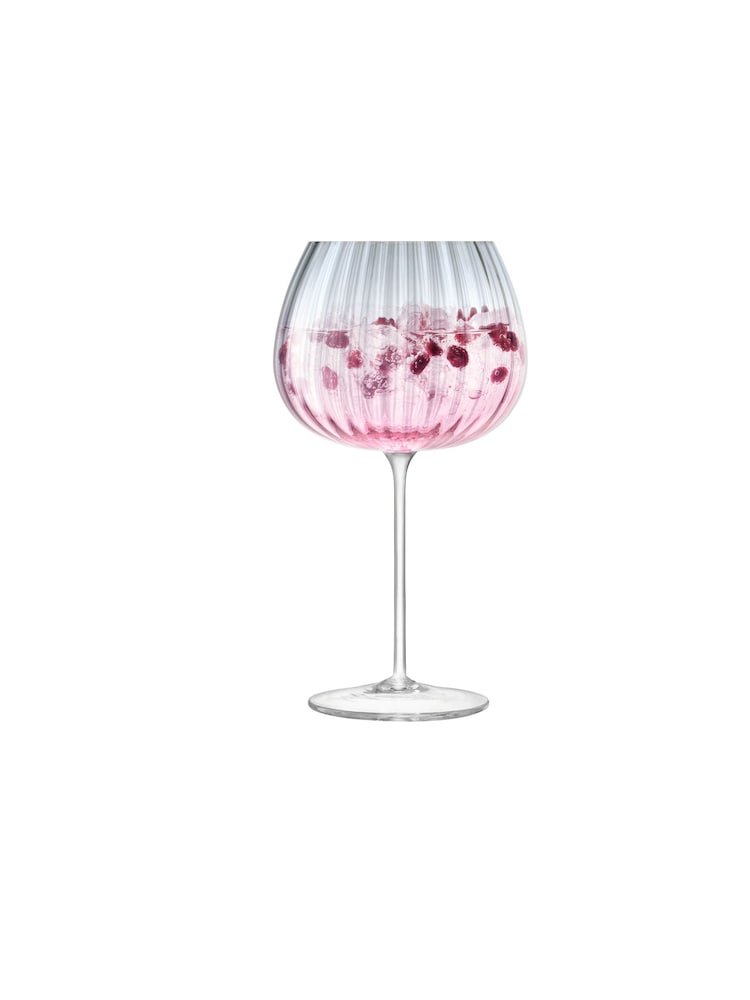 LSA International Set of 2 Pink Dusk Balloon Goblet 650ml - Image 2 of 2