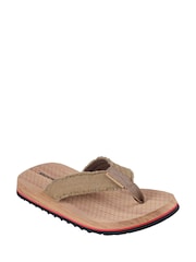 Бежевый - Skechers Мужская тантрическая сандалия - Image 3 of 5