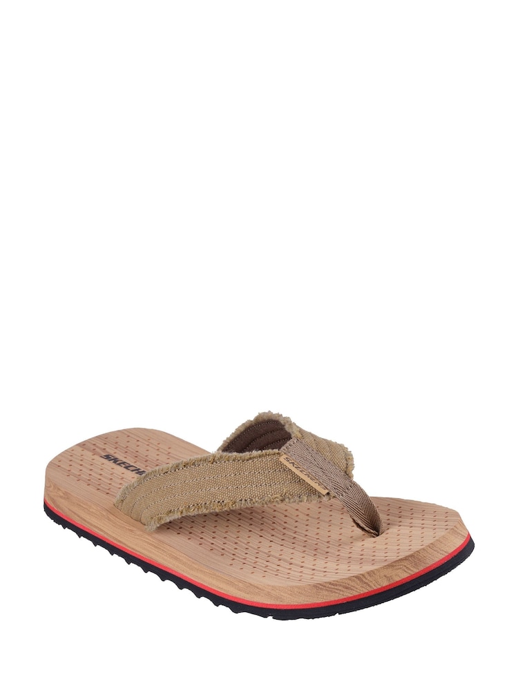 Skechers Natural Mens Sandals - Image 3 of 5