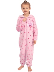 Character Pink Peppa Pig Heart Fleece Onesie - Image 4 of 12