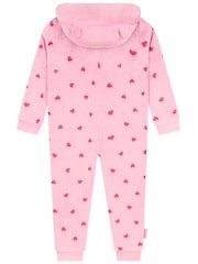 Character Pink Peppa Pig Heart Fleece Onesie - Image 8 of 12