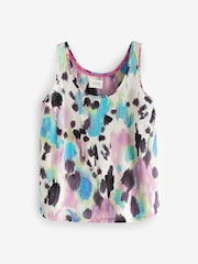 Animal Print Viscose Vest Pyjama Short Set - Image 6 of 8