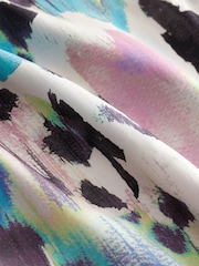 Animal Print Viscose Vest Pyjama Short Set - Image 8 of 8