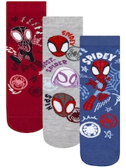 Pack de 3 pares de calcetines de Spidey And His Amazing Friends de Marvel de Character - Imagen 1 de 5