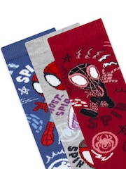 Pack de 3 pares de calcetines de Spidey And His Amazing Friends de Marvel de Character - Imagen 2 de 5