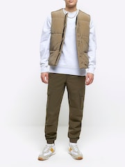 River Island Grey Essential Crew Sweat Top - Image 3 of 6