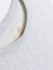 River Island Grey Essential Crew Sweat Top - Image 6 of 6