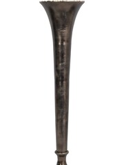 Libra Interiors Pewter Grey Large Merapi Lava Extra Trumpet Vase 145cm - Image 3 of 4