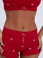 Boux Avenue Bow Embroidered Seamfree Shorts - Image 2 de 6
