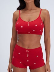 Boux Avenue Bow Embroidered Seamfree Shorts - Image 4 de 6