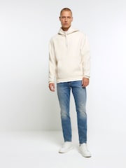 River Island Blue Skinny Fit Stretch Jeans - Image 1 of 6