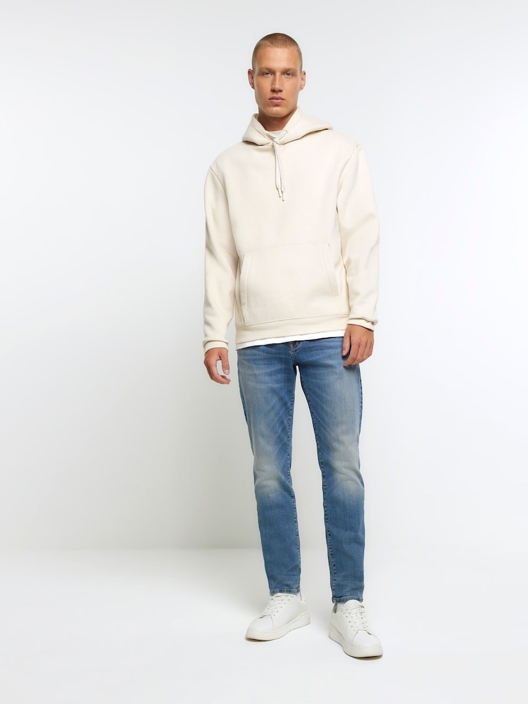 River Island Blue Skinny Fit Stretch Jeans - Image 1 of 6