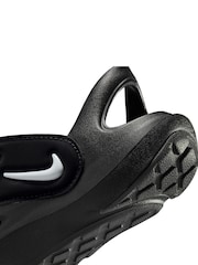 Nike Black Sol Junior Pink Sandals - Image 10 of 11