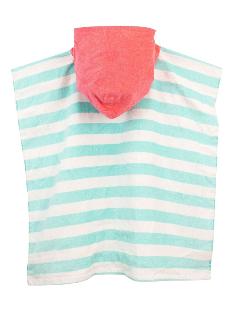 Harry Bear Blue Girls 100% Cotton Mermaid Poncho - Image 2 of 5